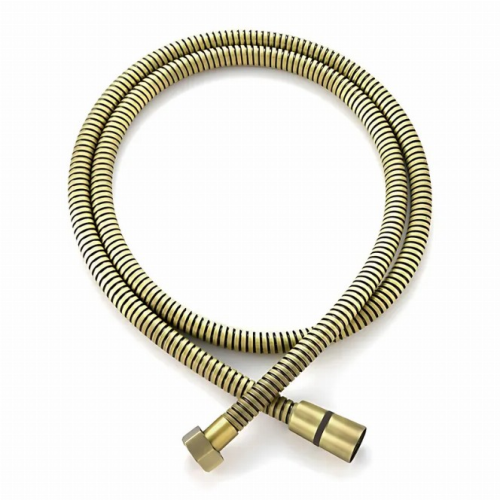 Шланг для душу KOER KB-0801-150-12 BRUSHED GOLD обплетення нержавійка 150 см (Колір матове золото) (KR5666)