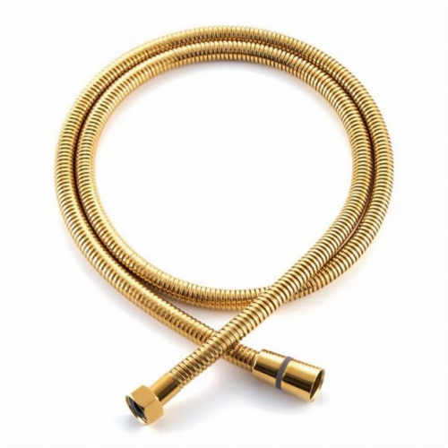 Шланг для душу KOER KB-0801-150-10 GOLD, обплетка нержавіюча сталь 150 см (Колір золото) (KR4806)