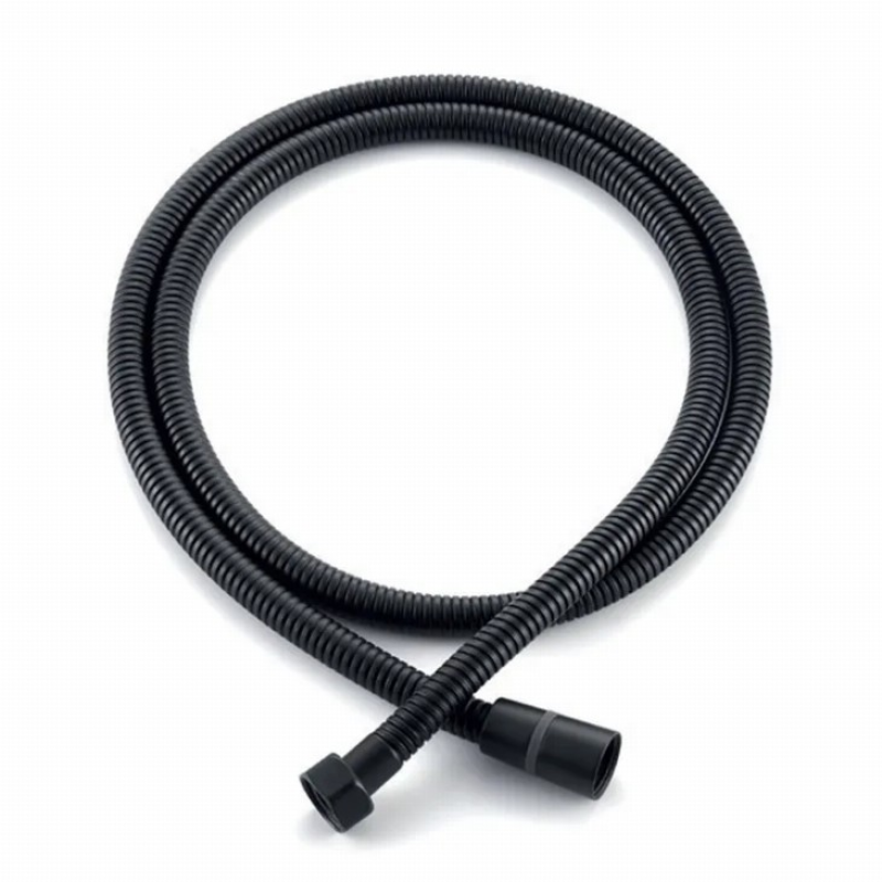 Шланг для душа KOER KB-0801-150-05 BLACK, оплетка нержавеющая сталь 150 см (Цвет черный) (KR4804)