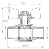 Кран кульовий Koer 1