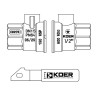 Кран шаровый ГГВ KOER EXTREME KE.214-15 - 1/2