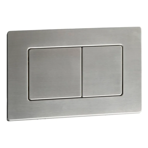 Панель смыва KOER KT-0612-02 240x160x10mm из нержавеющей стали, кнопка квадратная SUS304 (KR6120)