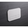 Панель смыва KOER KT-0609-03 240x160x7mm пластиковая, кнопка линейная (цвет белый) (KR6129)