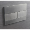 Панель змиву KOER KT-0603-07 240x160x10mm пластикова, кнопка лінійна (колір графіт) (KR5321)