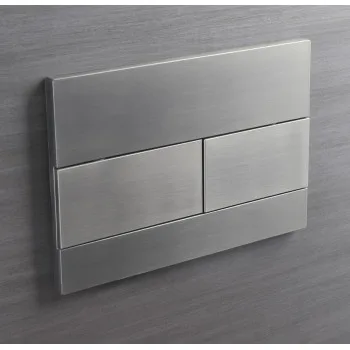 Панель смыва KOER KT-0603-07 240x160x10mm пластиковая, кнопка линейная (цвет графит) (KR5321)