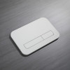Панель смыва KOER KT-0609-03 240x160x7mm пластиковая, кнопка линейная (цвет белый) (KR6129)