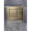 Панель смыва KOER KT-0612-12 240x160x10mm из нержавеющей стали, кнопка квадратная (цвет матовое золото) (KR6121)