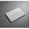 Панель змиву KOER KT-0608-03 240x160x10mm пластикова, кнопка закруглена (колір білий) (KR6123)