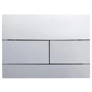 Панель смыва KOER KT-0603-01 240x160x10mm пластиковая, кнопка линейная (цвет хром) (KR5319)