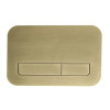 Панель смыва KOER KT-0609-12 240x160x7mm пластиковая, кнопка линейная (цвет матовое золото) (KR6132)