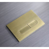 Панель смыва KOER KT-0608-12 240x160x10mm пластиковая, кнопка округленная (цвет матовое золото) (KR6126)