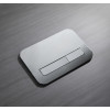 Панель смыва KOER KT-0609-01 240x160x7mm пластиковая, кнопка линейная (цвет хром) (KR6130)