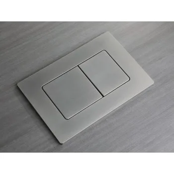 Панель смыва KOER KT-0602-07 240x160x10mm пластиковая, кнопка квадратная (цвет графит) (KR5183)