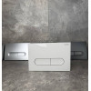 Панель змиву KOER KT-0608-03 240x160x10mm пластикова, кнопка закруглена (колір білий) (KR6123)
