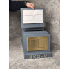 Панель смыва KOER KT-0604-03 240x160x10mm пластиковая, кнопка округленная (цвет белый) (KR5322)