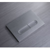 Панель змиву KOER KT-0608-07 240x160x10mm пластикова, кнопка закруглена (колір графіт) (KR6128)