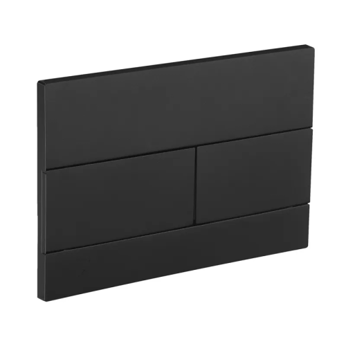 Панель смыва KOER KT-0603-05 240x160x10mm пластиковая, кнопка линейная (цвет черный матовый) (KR5320)