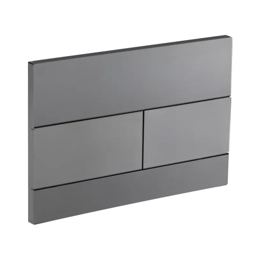 Панель смыва KOER KT-0603-07 240x160x10mm пластиковая, кнопка линейная (цвет графит) (KR5321)