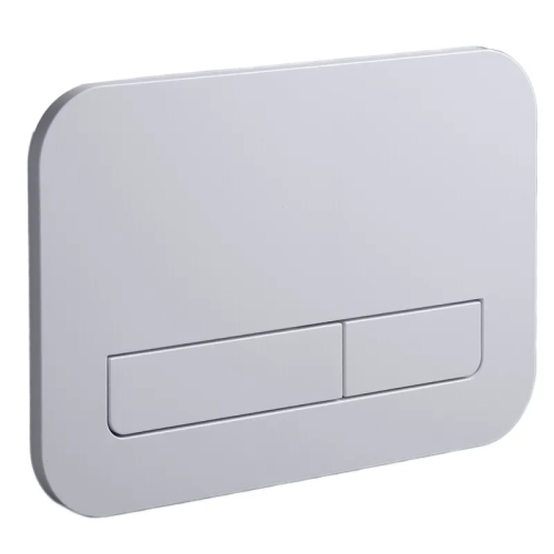 Панель змиву KOER KT-0609-01 240x160x7mm пластикова, кнопка лінійна (колір хром) (KR6130)