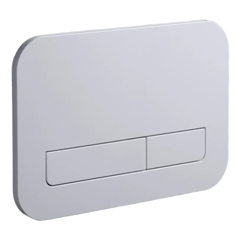Панель смыва KOER KT-0609-01 240x160x7mm пластиковая, кнопка линейная (цвет хром) (KR6130)