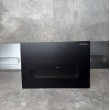 Панель смыва KOER KT-0608-05 240x160x10mm пластиковая, кнопка округленная (цвет черный матовый) (KR6125)