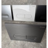 Панель змиву KOER KT-0608-07 240x160x10mm пластикова, кнопка закруглена (колір графіт) (KR6128)