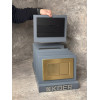 Панель смыва KOER KT-0603-05 240x160x10mm пластиковая, кнопка линейная (цвет черный матовый) (KR5320)