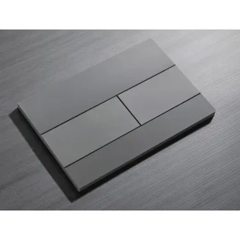 Панель смыва KOER KT-0603-07 240x160x10mm пластиковая, кнопка линейная (цвет графит) (KR5321)