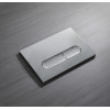 Панель змиву KOER KT-0608-01 240x160x10mm пластикова, кнопка закруглена (колір хром) (KR6124)