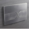Панель змиву KOER KT-0604-07 240x160x10mm пластикова, кнопка закруглена (колір графіт) (KR5325)