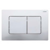 Панель смыва KOER KT-0602-01 240x160x10mm пластиковая, кнопка квадратная (цвет хром) (KR5178)
