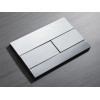 Панель смыва KOER KT-0603-01 240x160x10mm пластиковая, кнопка линейная (цвет хром) (KR5319)