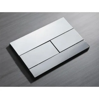 Панель смыва KOER KT-0603-01 240x160x10mm пластиковая, кнопка линейная (цвет хром) (KR5319)