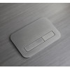 Панель змиву KOER KT-0609-07 240x160x7mm пластикова, кнопка лінійна (колір графіт) (KR6133)