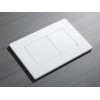 Панель смыва KOER KT-0602-03 240x160x10mm пластиковая, кнопка квадратная (цвет белый) (KR5180)