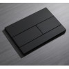 Панель смыва KOER KT-0603-05 240x160x10mm пластиковая, кнопка линейная (цвет черный матовый) (KR5320)