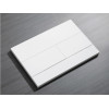 Панель смыва KOER KT-0603-03 240x160x10mm пластиковая, кнопка линейная (цвет белый) (KR5318)