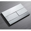 Панель смыва KOER KT-0603-01 240x160x10mm пластиковая, кнопка линейная (цвет хром) (KR5319)