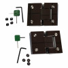 Дверь в нишу распашная KOER SR SD04-100x200-TR-01 прозрачное стекло EASY CLEAN 10мм хром (KR5386)