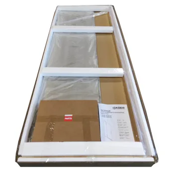 Двері у нішу розпашні KOER SR SD04-120x200-TR-07 прозоре скло EASY CLEAN 10мм графіт (KR5388)