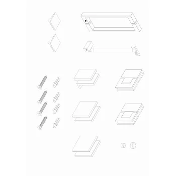 Двері у нішу розпашні KOER SR SD04-100x200-TR-01 прозоре скло EASY CLEAN 10мм хром (KR5386)