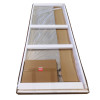 Двері у нішу розпашні KOER SR SD04-120x200-TR-01 прозоре скло EASY CLEAN 10мм хром (KR5387)