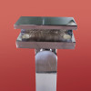 Дверь в нишу распашная KOER SR SD04-100x200-TR-01 прозрачное стекло EASY CLEAN 10мм хром (KR5386)