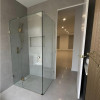Дверь в нишу распашная KOER SR SD04-100x200-TR-01 прозрачное стекло EASY CLEAN 10мм хром (KR5386)