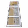 Дверь в нишу распашная KOER SR SD04-100x200-TR-01 прозрачное стекло EASY CLEAN 10мм хром (KR5386)
