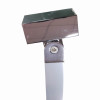 Дверь в нишу распашная KOER SR SD04-100x200-TR-01 прозрачное стекло EASY CLEAN 10мм хром (KR5386)