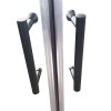 Душевая кабина без поддона KOER SR SC04-90x90x195-TR-07 прозрачное стекло EASY CLEAN 5мм графит (KR5362)