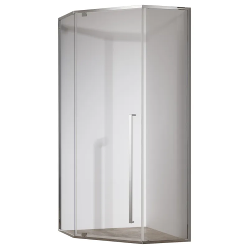 Душова кабіна без піддону KOER SR SC06-90x90x200-TR-01 прозоре скло EASY CLEAN 8мм хром (KR5364)