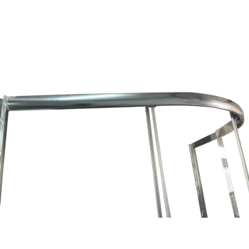 Душова кабіна без піддону KOER SR SC04-90x90x195-TR-01 прозоре скло EASY CLEAN 5мм хром (KR5360)