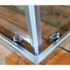 Душевая кабина без поддона KOER SR SC10-90x90x195-TR-01 прозрачное стекло EASY CLEAN 6мм хром (KR5942)
